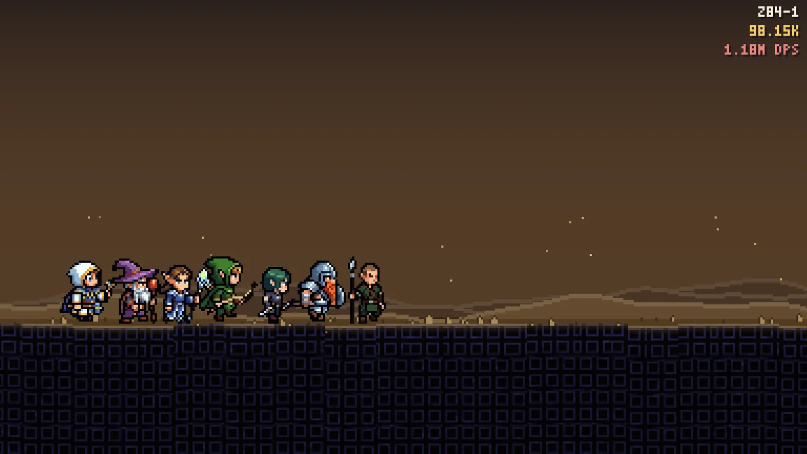 The clockwork region