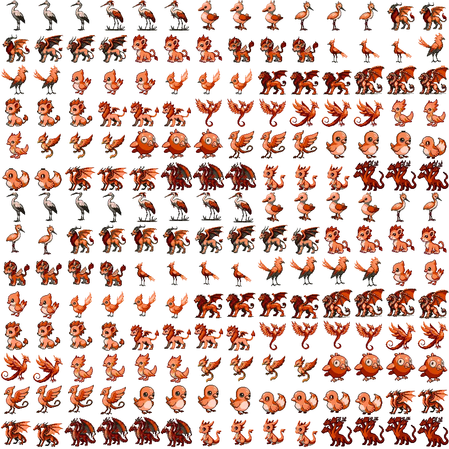 Ember element, focus poses